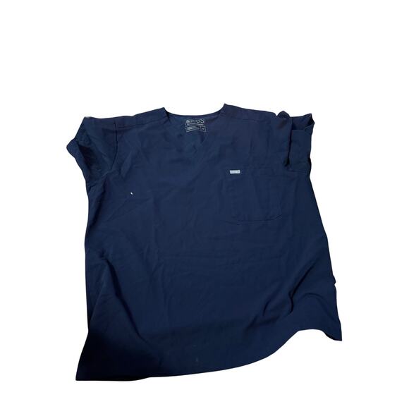 Figs Catalina Scrub Top. Size XL in Navy Blue - Picture 1 of 3